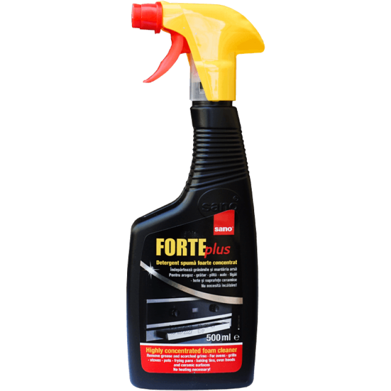 Detergent îndepărtare grăsime și arsuri Sano Forte Plus, 500 ml